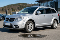 Dodge Journey 2008-2020 гг. Боковые Подножки Tayga V2 (2 шт., Алюминий) фото 1
