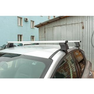 Alfa Romeo 147 2000-2010 гг. Перемычки на гладкую крышу (2 шт, Asaf V4)