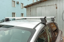 Skoda Octavia II A5 2006-2010 гг. Поперечины на гладкую крышу (2 шт, Asaf V4) фото 1