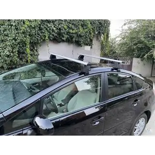 Поперечины на гладкую крышу (2 шт, Asaf V4) Toyota Prius 2009-2015 гг. фото 1