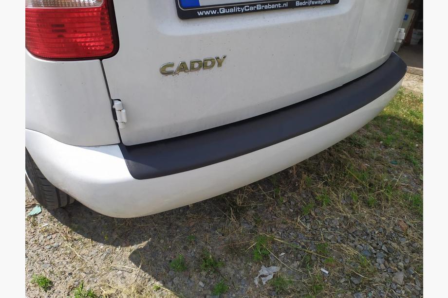 Volkswagen Caddy 2004-2010 гг. Накладка на задний бампер (ABS) Фото 5
