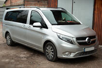 Mercedes Vito/V-class W447 2014- гг. Передняя решетка Diamond (2014-2023 для Vito W447) фото 8