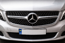 Mercedes Vito/V-class W447 2014- гг. Передняя решетка Diamond (2014-2019 для V-Class) фото 1