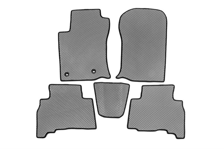 Toyota Land Cruiser Prado 150 2009-2023 гг. Коврики EVA (Серые) 7-местный, 2009-2013 Image