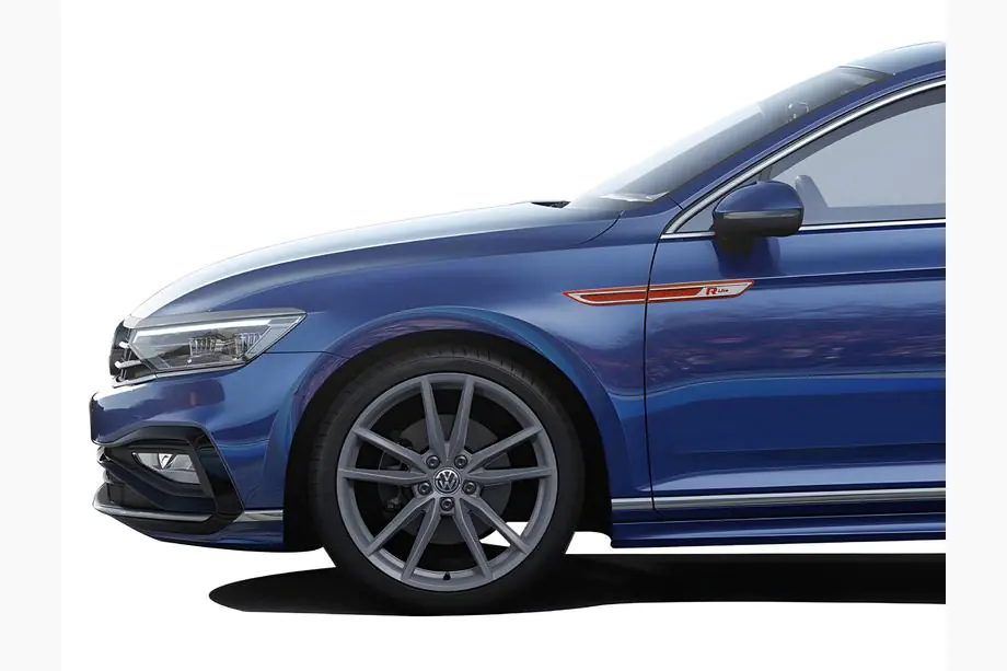 Volkswagen Passat B8 2015-2023 гг. Эмблема R-Line (в ассортименте) Синий Image