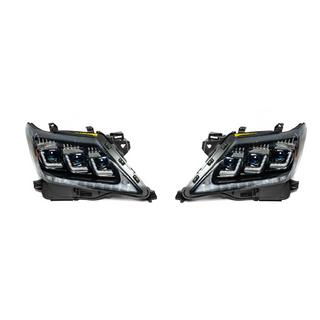 Передние Фары 2012-2015 (Дизайн 2020, Комплект 2 шт) Lexus LX570/450d 2008-2022 гг.