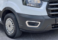 Ford Transit 2014- гг. Накладки на противотуманные фары 2019+ (2 шт, нержавейка) фото 1
