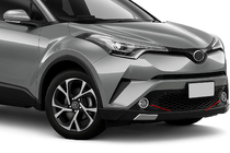 Toyota C-HR 2016-2023 гг. Накладки на противотуманные фары (2 шт, нержавейка) фото 1