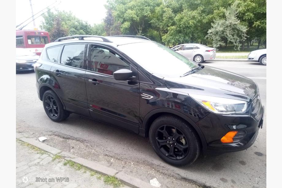 Ford Kuga/Escape 2013-2019 гг. Турецкие рейлинги Черные (2 шт) Image