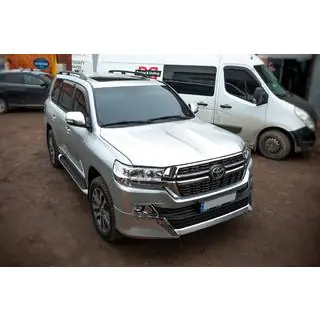 Решетка радиатора 2016-2021 (Дизайн 2021) Toyota Land Cruiser 200 2007-2021 гг. фото 4