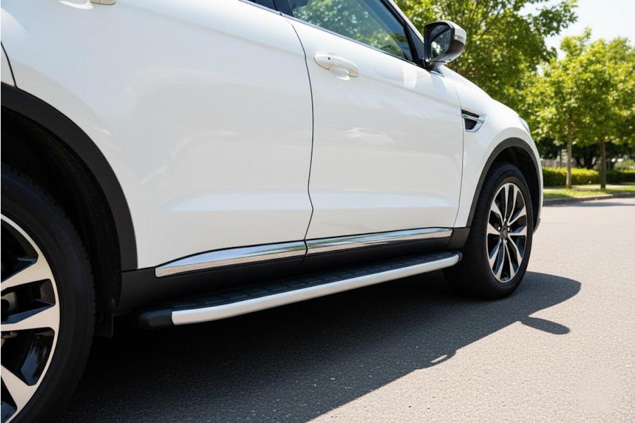 Acura MDX 2013-2020 гг. Боковые Подножки Fullmond (2 шт., Алюминий) Image