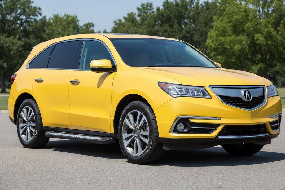 Acura MDX 2013-2020 гг. Боковые Подножки Vision New Black (2 шт., Алюминий) Image