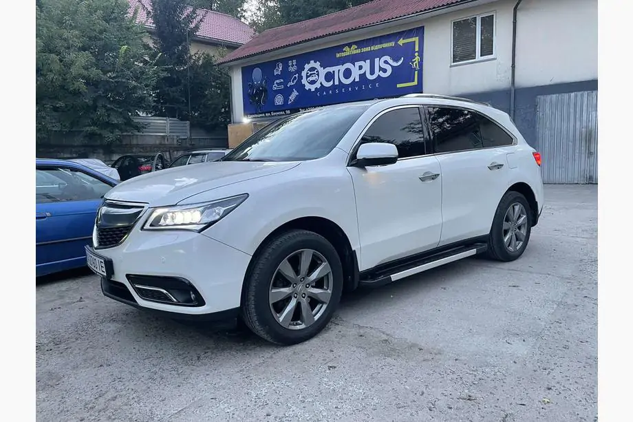 Acura MDX 2013-2020 гг. Боковые пороги RedLine V1 (2 шт., алюминий) Фото 3