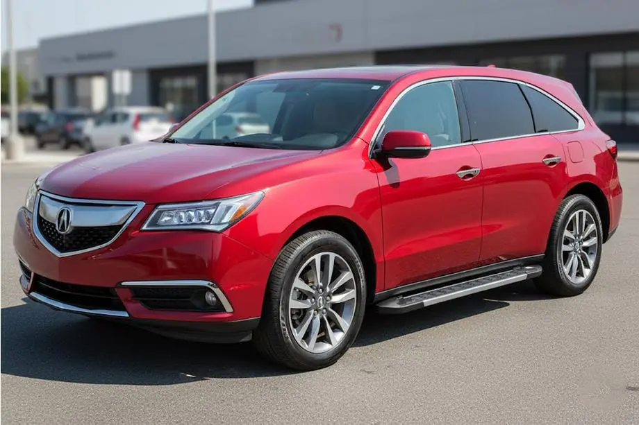 Acura MDX 2013-2020 гг. Боковые пороги RedLine V1 (2 шт., алюминий) Фото 1