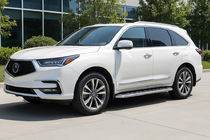 Acura MDX 2013-2020 гг. Боковые Подножки Maydos V1 (2 шт., Алюминий и Нержавейка) фото 1