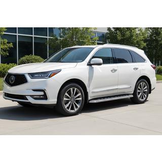 Боковые Подножки Maydos V1 (2 шт., Алюминий и Нержавейка) Acura MDX 2013-2020 гг. фото 1