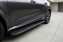 Ford Puma 2019- гг. Боковые Подножки Bosphore Black (2 шт., Алюминий) фото 1