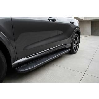 Боковые Подножки Bosphore Black (2 шт., Алюминий) Ford Puma 2019- гг. фото 1