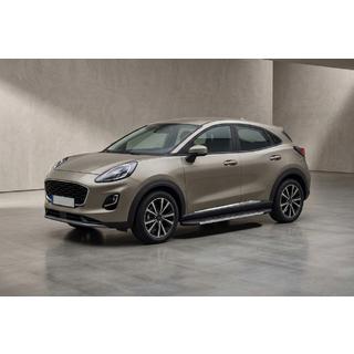 Боковые Подножки Duru (2 шт., Алюминий) Ford Puma 2019- гг. фото 1