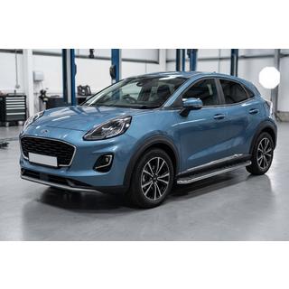 Боковые Подножки Maydos V1 (2 шт., Алюминий) Ford Puma 2019- гг. фото 1