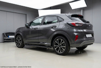 Ford Puma 2019- гг. Боковые Подножки Tayga Black (2 шт., Алюминий) фото 1