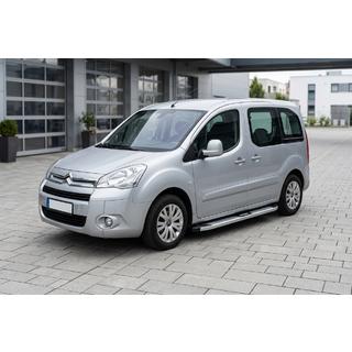 Боковые Подножки Mevsim Grey (2 шт., Алюминий) Citroen Berlingo 2008-2018 гг. фото 1
