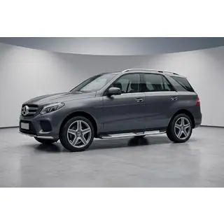 Боковые Подножки Mevsim Grey (2 шт., Алюминий) Mercedes GLE/ML class W166 2011-2018 гг. фото 1
