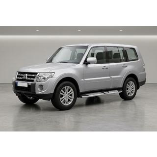 Боковые Подножки Mevsim Grey (2 шт., Алюминий) Mitsubishi Pajero Wagon IV 2006-2021 гг. фото 1