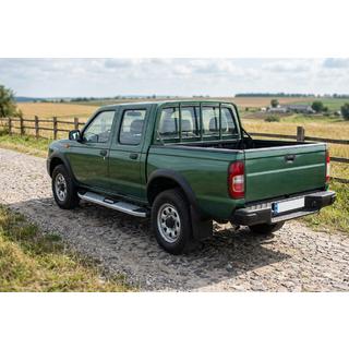 Боковые Подножки Mevsim Grey (2 шт., Алюминий) Nissan NP300 1999-2015 гг. фото 1