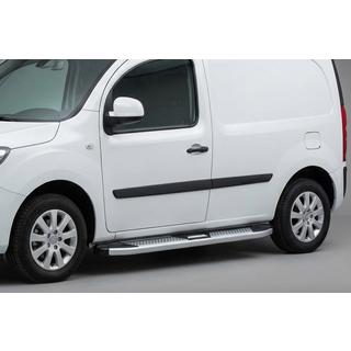 Боковые Подножки Mevsim Grey (2 шт., Алюминий) Renault Kangoo 2008–2020 гг. фото 1