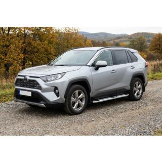 Боковые Подножки Mevsim Grey (2 шт., Алюминий) Toyota Rav 4 2019–2025 гг. фото 1