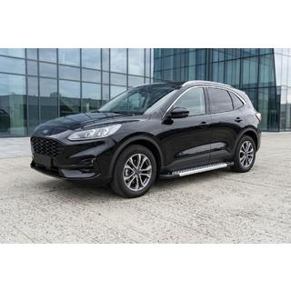 Боковые Подножки Vision New Grey (2 шт., Алюминий) Ford Kuga/Escape 2019- гг. фото 1
