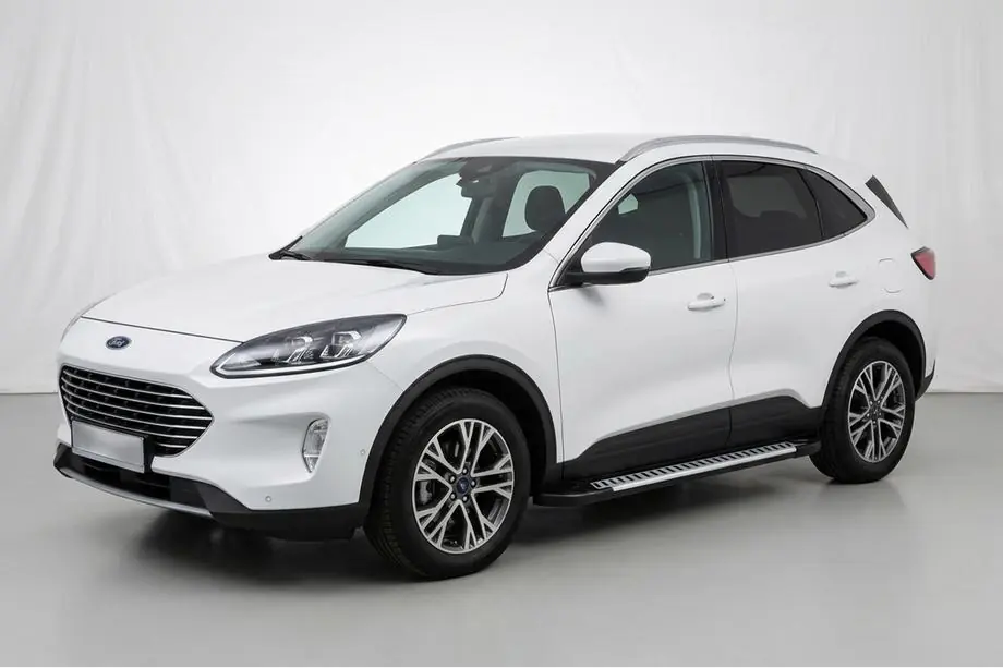 Ford Kuga/Escape 2019- гг. Боковые Подножки Line (2 шт., Алюминий) Image