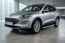 Ford Kuga/Escape 2019- гг. Боковые Подножки Fullmond (2 шт., Алюминий) фото 1