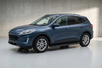 Ford Kuga/Escape 2019- гг. Боковые Подножки Allmond Black (2 шт., Алюминий) фото 1