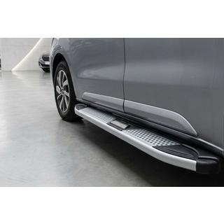 Боковые Подножки Mevsim Grey (2 шт., Алюминий) Citroen SpaceTourer 2016- гг. фото 1