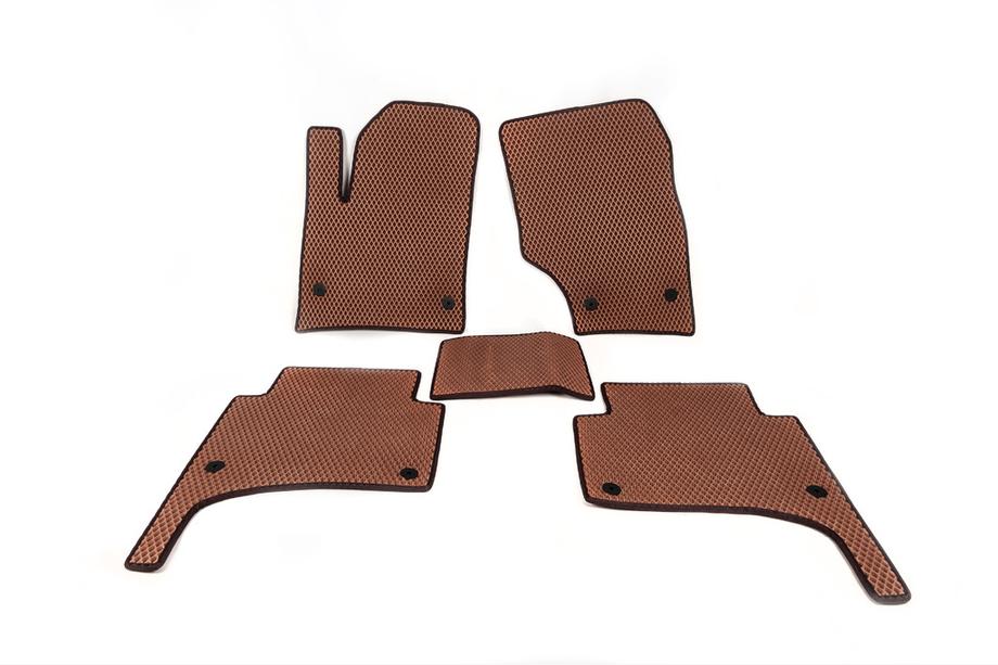 Volkswagen Touareg 2002–2010 гг. Коврики EVA (кирпичные) Image