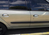 Renault Symbol 1999-2008 гг. Хромированные Накладки на Ручки (Нержавейка) фото 2