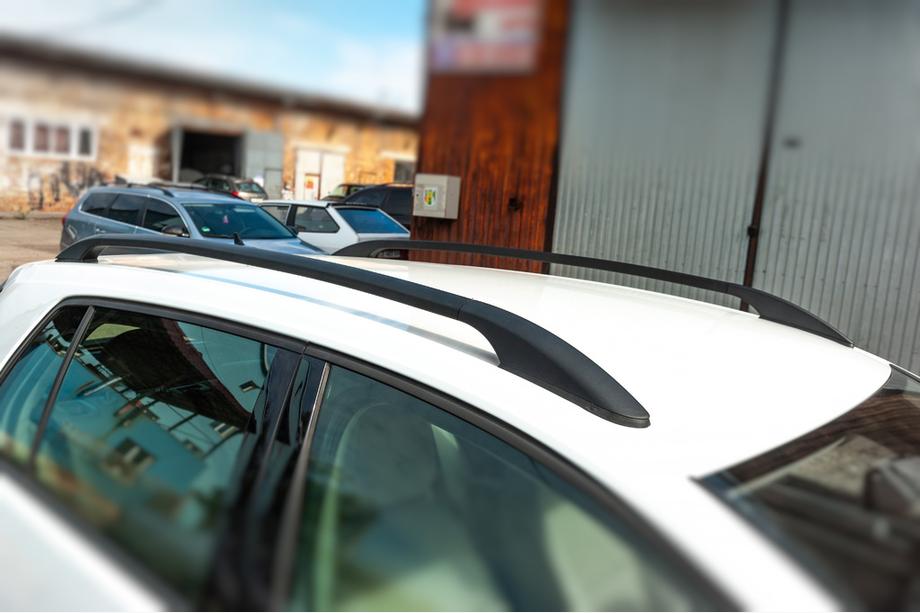 Volkswagen Golf 7/E-Golf 2012-2020 гг. Рейлинги OmsaLine Solid (2 шт, черные) Image