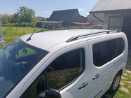 Peugeot Partner/Rifter 2019- гг. Рейлинги OmsaLine Solid (2 шт, черные) фото 3