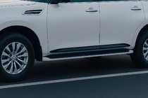 Nissan Armada 2016-2024 гг. Дверные молдинги (4 шт, черные) фото 1