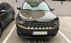 Jeep Compass 2006-2016 гг. Дефлектор капота 2010-2016 (VIP) фото 1