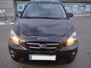 Kia Carens 1999-2012 гг. Дефлектор капота 2006-2012 (VIP) фото 2