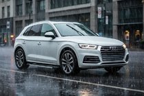 Audi Q5 2017-2025 гг. Боковые Подножки RedLine (2 шт., Алюминий) фото 1