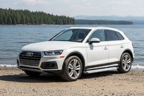 Audi Q5 2017-2025 гг. Боковые Подножки Maya V2 (2 шт., Алюминий) фото 1