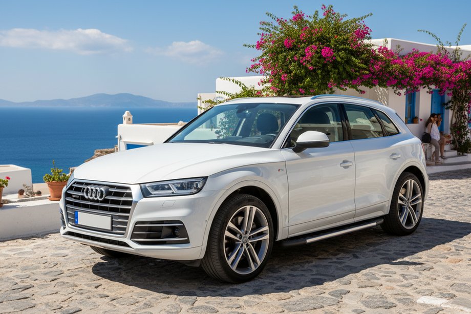 Audi Q5 2017-2025 гг. Боковые Подножки Duru (2 шт., Алюминий) Image