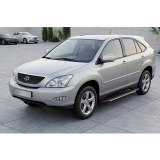 Боковые пороги Bosphorus Grey (2 шт., алюминий) Lexus RX 2003-2009 гг. фото 1