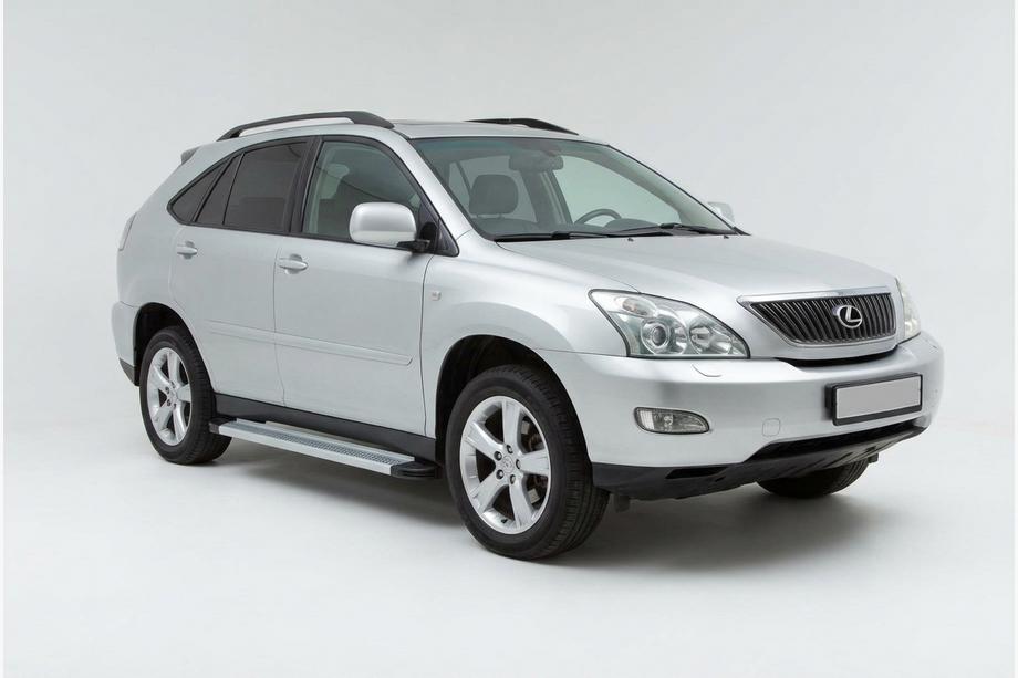 Lexus RX 2003-2009 гг. Боковые Подножки Maya V2 (2 шт., Алюминий) Фото 1