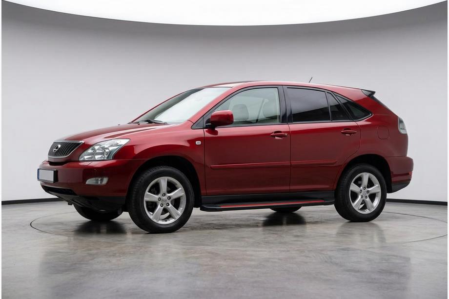 Lexus RX 2003-2009 гг. Боковые Подножки Maya Red (2 шт., Алюминий) Фото 1