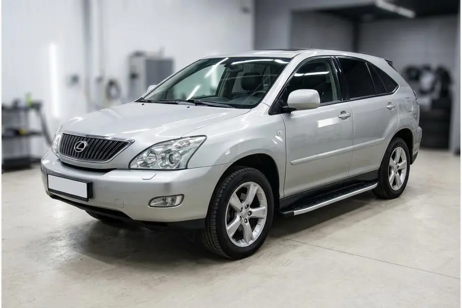 Lexus RX 2003-2009 гг. Боковые Подножки Fullmond (2 шт., Алюминий) Image